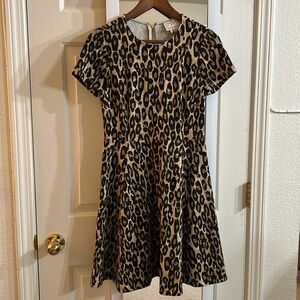 FINAL REDUCTION Short sleeved leopard print Kate Spade dress